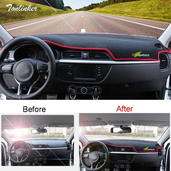 tonlinker cover sticker for kia k2 rio 2017-18 car styling 1 pcs polyester front/rear dashboard car anti-dirty cover stickers
tonlinker cover sticker for kia k2 rio 2017-18 car styling 1 pcs polyester front/rear dashboard car anti-dirty cover stickers