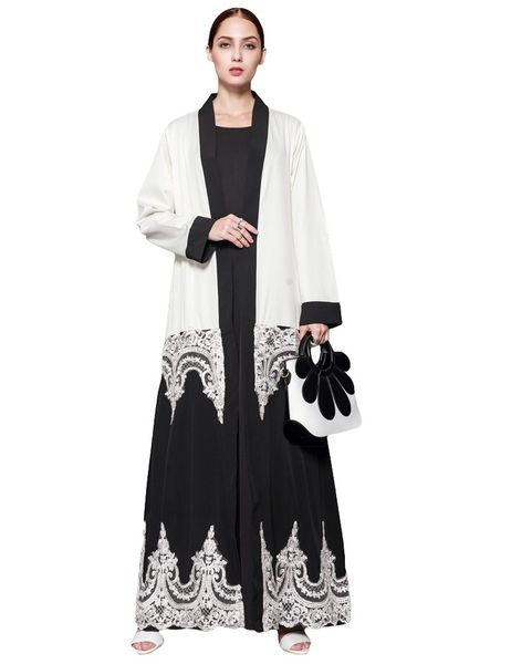 women muslim robes floral lace long sleeve abaya kaftan islamic arab long cardigan large size belted dress white g7150w-xl, Red
women muslim robes floral lace long sleeve abaya kaftan islamic arab long cardigan large size belted dress white g7150w-xl, Red