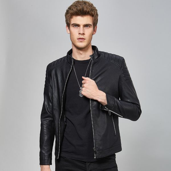songsanding spring autumn biker leather jacket men fur coat motorcycle pu casual slim fit outwear male black clothing plus size m-4xl, Black;brown
songsanding spring autumn biker leather jacket men fur coat motorcycle pu casual slim fit outwear male black clothing plus size m-4xl, Black;brown