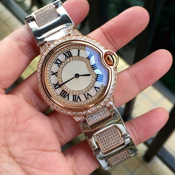 diamond bezel stainless steel stylish watch women quartz ladies size 36mm womens watches silver and rose gold clock super gift, Slivery;brown
diamond bezel stainless steel stylish watch women quartz ladies size 36mm womens watches silver and rose gold clock super gift, Slivery;brown