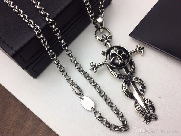 fashion brand ch cross skull designer necklace for lady design man and women party wedding lovers gift luxury hip hop jewelry, Silver
fashion brand ch cross skull designer necklace for lady design man and women party wedding lovers gift luxury hip hop jewelry, Silver
