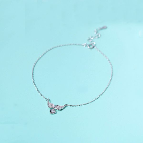 summer 925 sterling silver wing link chain anklet for women jewelry ankle bracelet girl gifts, Red;blue
summer 925 sterling silver wing link chain anklet for women jewelry ankle bracelet girl gifts, Red;blue