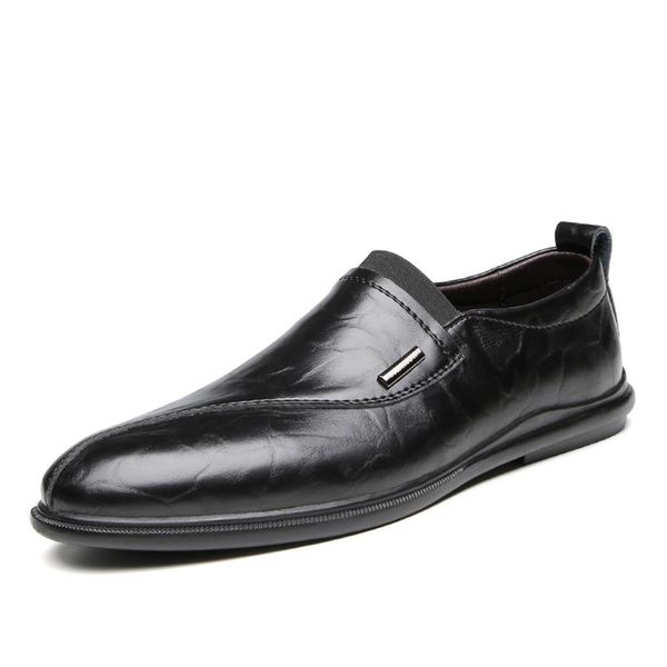 slip on genuine leather shoes men breathable loafers casual driving moccasins, Black
slip on genuine leather shoes men breathable loafers casual driving moccasins, Black
