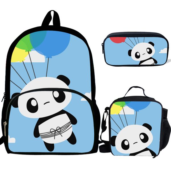 3ps customized cartoon cute panda pattern print school backpack for girls boys orthopedic schoolbag backpacks children luch bag
3ps customized cartoon cute panda pattern print school backpack for girls boys orthopedic schoolbag backpacks children luch bag