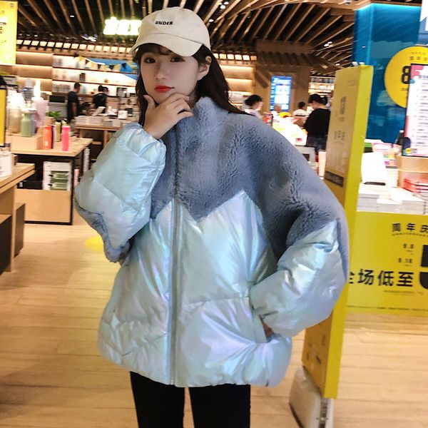 jackets female coat winter autumn new design short lamb stitching basic jacket cotton clothes women's fashion loose casual parka, Black
jackets female coat winter autumn new design short lamb stitching basic jacket cotton clothes women's fashion loose casual parka, Black