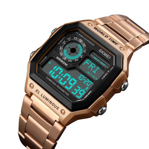skmei mens compass sports watches led digital watch pedometer calories mileage clock male relogio masculino, Slivery;brown
skmei mens compass sports watches led digital watch pedometer calories mileage clock male relogio masculino, Slivery;brown