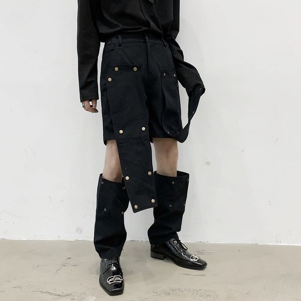 men's jeans stage show clothing men removable leg casual male women japan harajuku streetstyle hip hop denim pants trousers, Blue
men's jeans stage show clothing men removable leg casual male women japan harajuku streetstyle hip hop denim pants trousers, Blue