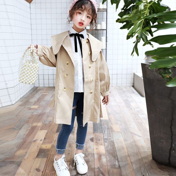 girls trench coats double breasted jackets for girls clothing kids windbreaker spring autumn outerwear kids clothes jacket, Blue;gray
girls trench coats double breasted jackets for girls clothing kids windbreaker spring autumn outerwear kids clothes jacket, Blue;gray