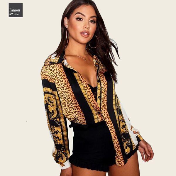 women blouses fashion long sleeve blusas print and street clothing womens shirt casual leopard chemise femme, White
women blouses fashion long sleeve blusas print and street clothing womens shirt casual leopard chemise femme, White