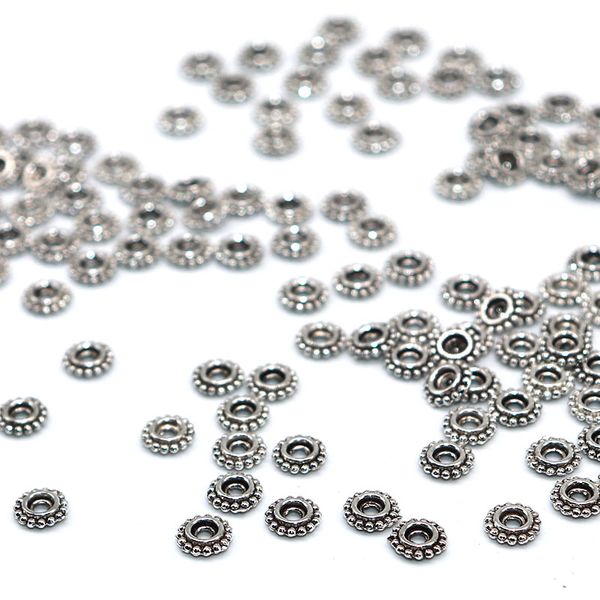 100/200pcs 6mm vintage silver plated loose beads gearwheel round spacer beads accessories flat needlework jewelry making
100/200pcs 6mm vintage silver plated loose beads gearwheel round spacer beads accessories flat needlework jewelry making
