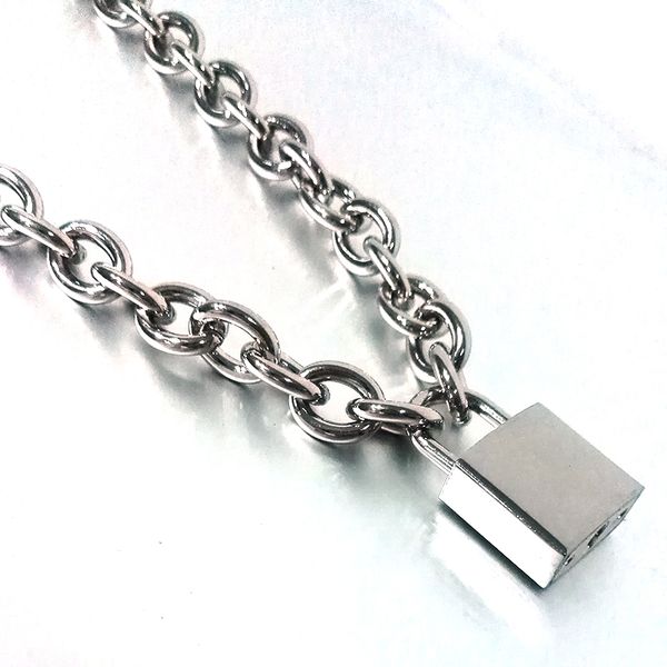 men women metal chain choker necklace mechanical steampunk transparent clear square lock and key choker collar, Golden;silver
men women metal chain choker necklace mechanical steampunk transparent clear square lock and key choker collar, Golden;silver