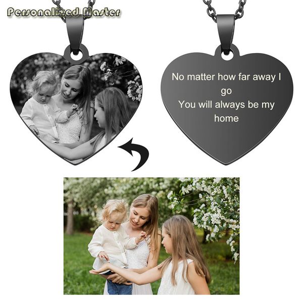 personalized master custom p & text heart pendant necklace customized picture necklace for women girls birthday gift, Silver
personalized master custom p & text heart pendant necklace customized picture necklace for women girls birthday gift, Silver