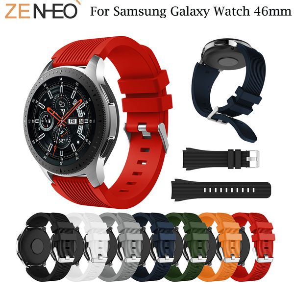 silicone sport watchband for gear s3 classic/ frontier 22mm strap for samsung galaxy watch 46mm band replacement strap bracelet, Black;brown
silicone sport watchband for gear s3 classic/ frontier 22mm strap for samsung galaxy watch 46mm band replacement strap bracelet, Black;brown