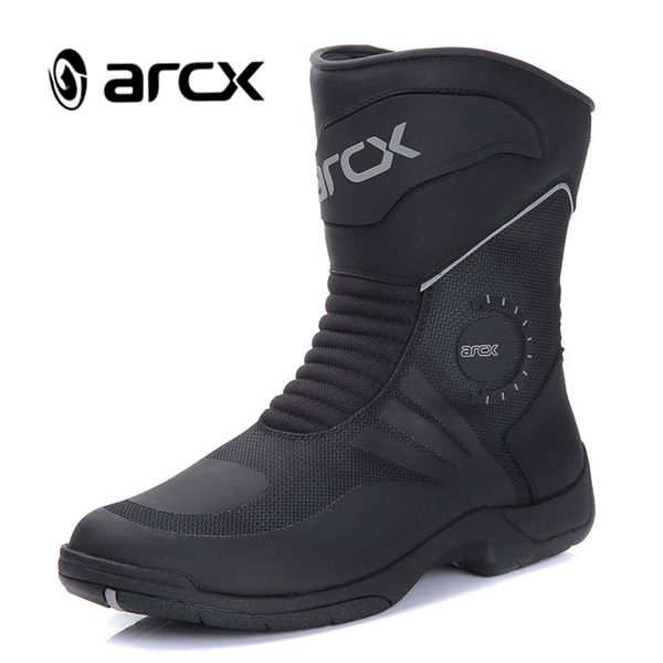 arcx motorcycle boots genuine cow leather waterproof motocross boots black men motorcycle racing mid-calf shoes l60627
arcx motorcycle boots genuine cow leather waterproof motocross boots black men motorcycle racing mid-calf shoes l60627