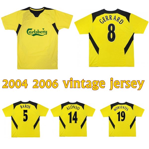 2004 2006 alonso gerrard retro soccer jersey 2005 baros hamann carragher luis garcia kewell cisse vintage classic football shirt, Black;yellow
2004 2006 alonso gerrard retro soccer jersey 2005 baros hamann carragher luis garcia kewell cisse vintage classic football shirt, Black;yellow