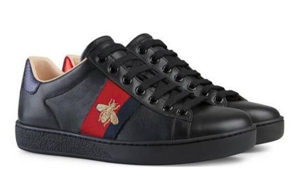 2mens women designer boat flats loafers luxury casual sneakers white low genuine leather python tiger bee flower embroidered china shoe s02, Black
2mens women designer boat flats loafers luxury casual sneakers white low genuine leather python tiger bee flower embroidered china shoe s02, Black