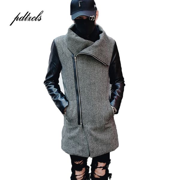 guo-chao tang 2019 new winter hipster hip-hop dark slim thick coat personality zipper splice streetwear overcoat drop shipping, Black
guo-chao tang 2019 new winter hipster hip-hop dark slim thick coat personality zipper splice streetwear overcoat drop shipping, Black