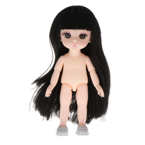 16cm flexible moveable 13 ball jointedgirl doll body with 3d eyes white skin for diy dolls making
16cm flexible moveable 13 ball jointedgirl doll body with 3d eyes white skin for diy dolls making