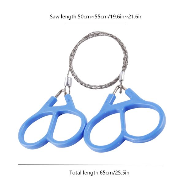 emergency survival gear stainless steel wire outdoor camping saw survival tool kit hand pocket wire saw for camp hiking hunting
emergency survival gear stainless steel wire outdoor camping saw survival tool kit hand pocket wire saw for camp hiking hunting