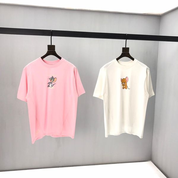 2020ss spring summer new high grade cotton printing short sleeve round neck panel t shirt white pink t shirts, White;black
2020ss spring summer new high grade cotton printing short sleeve round neck panel t shirt white pink t shirts, White;black