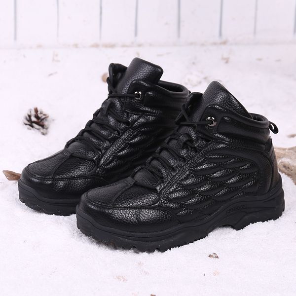 2019 winter leather snow boots men fashion super warm men boots comfortable work shoes lace-up ankle male hx-169, Black
2019 winter leather snow boots men fashion super warm men boots comfortable work shoes lace-up ankle male hx-169, Black