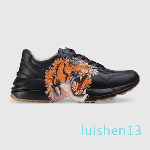mens rhyton casual shoes dad sneaker paris fashion luxury designer women shoe platform tripler strawberry wave mouth tiger web print l13, Black
mens rhyton casual shoes dad sneaker paris fashion luxury designer women shoe platform tripler strawberry wave mouth tiger web print l13, Black