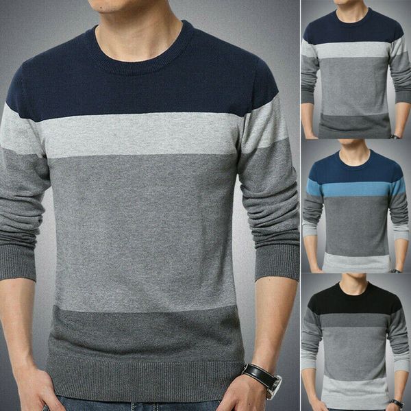 brand new men's sweater sweaters autumn winter warm knitwear long sleeve patchwork stripe casual cotton fashion 2019, White;black
brand new men's sweater sweaters autumn winter warm knitwear long sleeve patchwork stripe casual cotton fashion 2019, White;black