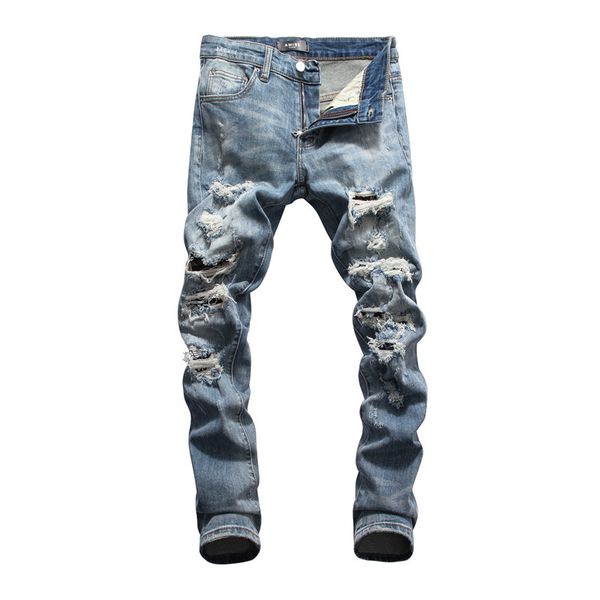 mens 2020 luxury designer jeans pocket designer mens pants fashion distrressed washed teenagers jeans male clothing men pants, Blue
mens 2020 luxury designer jeans pocket designer mens pants fashion distrressed washed teenagers jeans male clothing men pants, Blue