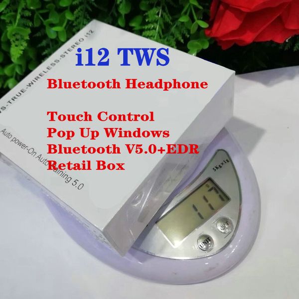 1 piese ! i12 tws беспроводные bluetooth наушники сенсорное управление поддержка всплывающее окно bluetooth 5.0 наушники с зарядной коробкой
1 piese ! i12 tws беспроводные bluetooth наушники сенсорное управление поддержка всплывающее окно bluetooth 5.0 наушники с зарядной коробкой