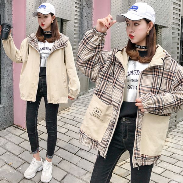 сыпучие new brief осень моды vintage zip куртки плед пэчворк вскользь куртки mujer 2019 карманный корейский пальто, Black;brown
сыпучие new brief осень моды vintage zip куртки плед пэчворк вскользь куртки mujer 2019 карманный корейский пальто, Black;brown