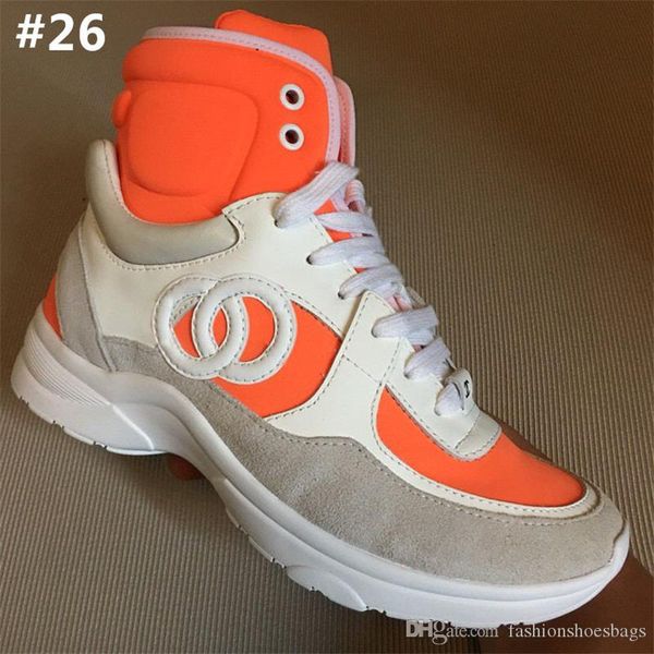 19cc channel runners leather white sneakers luxury lace up tie flat trainer men women casual running shoes, Black
19cc channel runners leather white sneakers luxury lace up tie flat trainer men women casual running shoes, Black