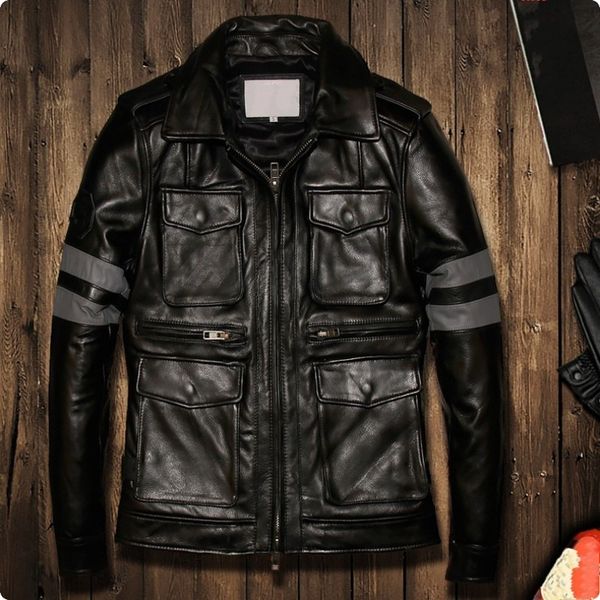 korean style winter slim fit cow genuine leather mens short jacket motorcycle fashion male coat jaqueta motoqueiro couro, Black
korean style winter slim fit cow genuine leather mens short jacket motorcycle fashion male coat jaqueta motoqueiro couro, Black