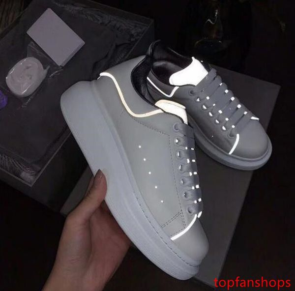 shinny fluorescent luminous reflective 3m white casual shoes platform sneakers men women leather comfort leisure ladies chaussures with
shinny fluorescent luminous reflective 3m white casual shoes platform sneakers men women leather comfort leisure ladies chaussures with