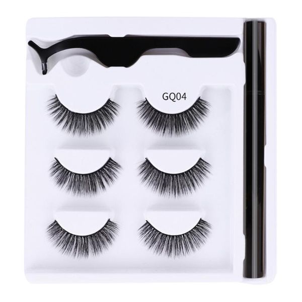 3 pairs/set magic false eyelash self-adhesive lashes eyeliner mascara eyelash curler set no glue no magnet makeup new
3 pairs/set magic false eyelash self-adhesive lashes eyeliner mascara eyelash curler set no glue no magnet makeup new