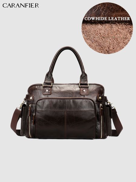 caranfier mens handbags large capacity genuine cowhide leather travel weekend bags vintage business messenger zipper crossbody
caranfier mens handbags large capacity genuine cowhide leather travel weekend bags vintage business messenger zipper crossbody