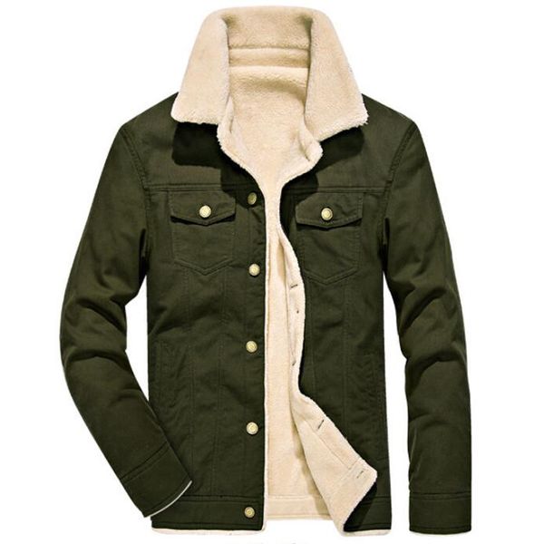winter men outwear plus velvet jacket mens casual turn down collar lamb cotton padded coats casaco male windproof parka clothes, Tan;black
winter men outwear plus velvet jacket mens casual turn down collar lamb cotton padded coats casaco male windproof parka clothes, Tan;black