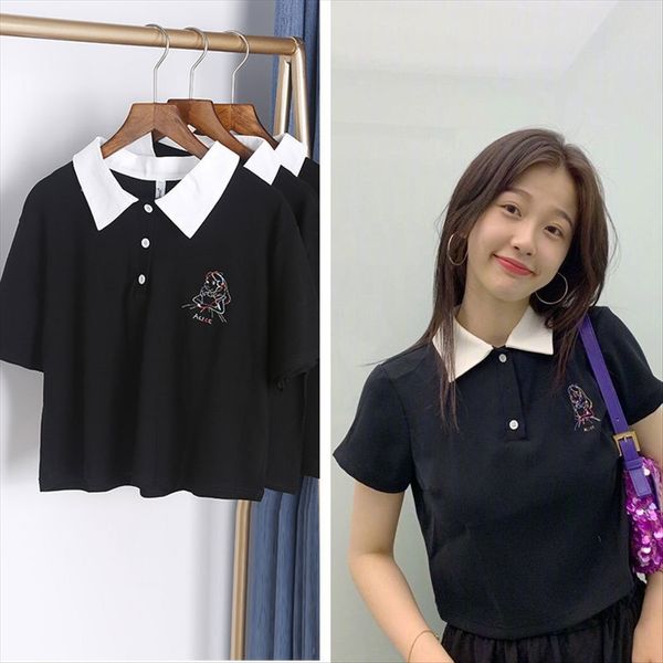 yu shuxin 2020 embroidery black polo short-sleeved female yu shuxin 2020 embroidery black polo short-sleeved t- female shirt t-shirt, White
yu shuxin 2020 embroidery black polo short-sleeved female yu shuxin 2020 embroidery black polo short-sleeved t- female shirt t-shirt, White