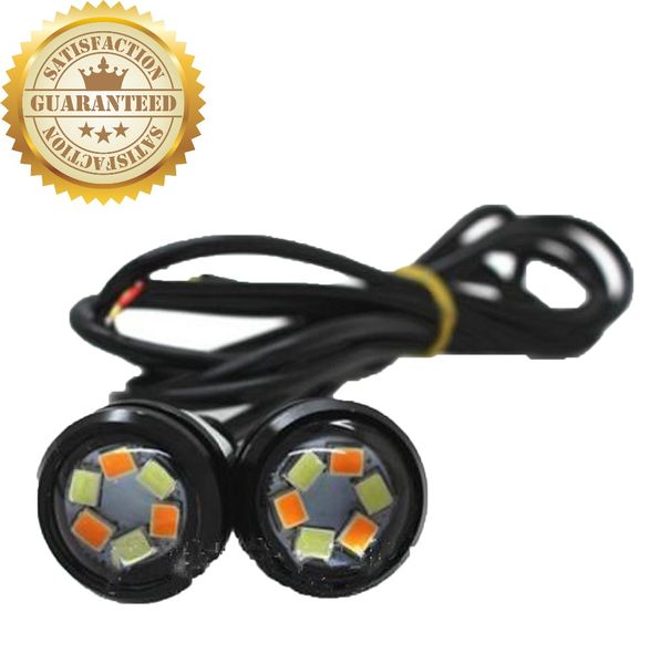 2 pcs горячей продажи крючок 5630 6 smd 23mm автомобиль белых янтарного drl дневного свет резервного reverse стоянка лампа двойных цвета
2 pcs горячей продажи крючок 5630 6 smd 23mm автомобиль белых янтарного drl дневного свет резервного reverse стоянка лампа двойных цвета
