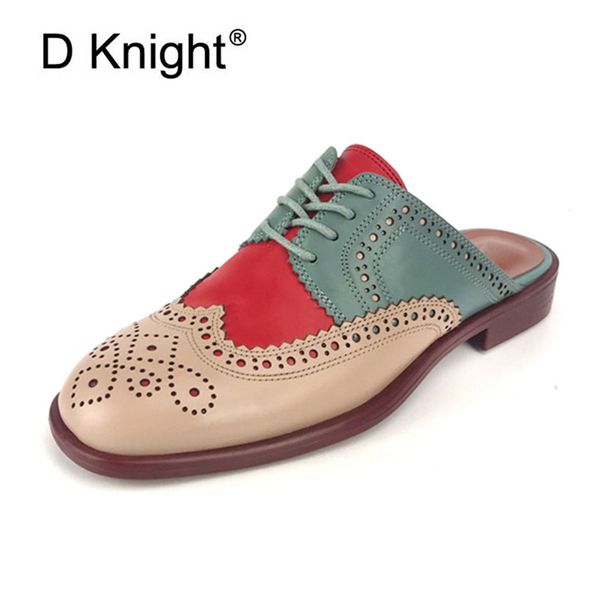 summer flats mules lady sandals slippers vintage leather slip on brogues women mules outdoor slippers oxfords shoes woman slides, Black
summer flats mules lady sandals slippers vintage leather slip on brogues women mules outdoor slippers oxfords shoes woman slides, Black