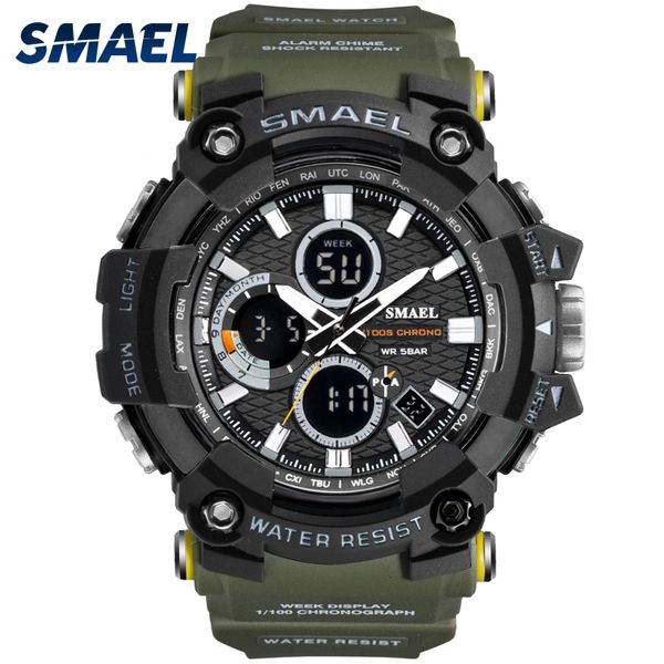 new smael christmas men's military water-resistant watch casual sport led wristwatches digital clock clock to male watch male clock, Slivery;brown
new smael christmas men's military water-resistant watch casual sport led wristwatches digital clock clock to male watch male clock, Slivery;brown