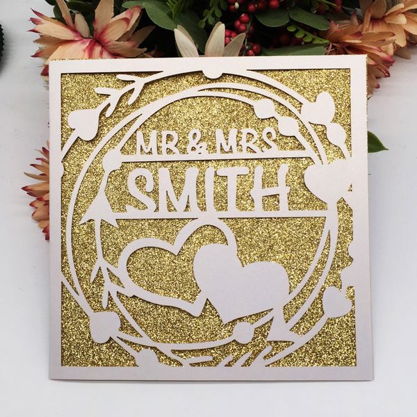 custom wedding invitation cards bride shower gifts cards valentine's day theme party marriage anniversary of wedding supplies, Black
custom wedding invitation cards bride shower gifts cards valentine's day theme party marriage anniversary of wedding supplies, Black