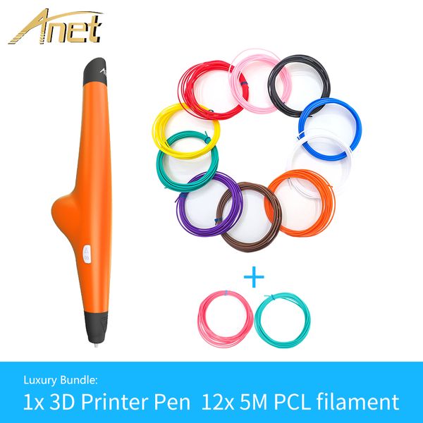 anet 3d pen diy drawing pen with usb cable low temperature 3d printing support 1.75mm pcl filament refills for kid adult, Black;red
anet 3d pen diy drawing pen with usb cable low temperature 3d printing support 1.75mm pcl filament refills for kid adult, Black;red