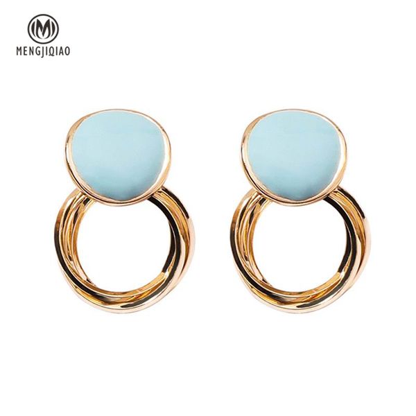 mengjiqiao 2018 new korean simple geometry hollow circle dangle pendientes mujer moda fashion bijoux drop oil round cap earring, Silver
mengjiqiao 2018 new korean simple geometry hollow circle dangle pendientes mujer moda fashion bijoux drop oil round cap earring, Silver