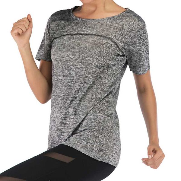 running t-shirts yoga gym sports vest shirts women running clothes women fitness breathable casual cloth solid t shirts, Black;blue
running t-shirts yoga gym sports vest shirts women running clothes women fitness breathable casual cloth solid t shirts, Black;blue