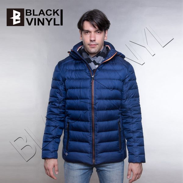 black vinyl men`s winter collection outdoor jacket casual padded warm coat, Tan;black
black vinyl men`s winter collection outdoor jacket casual padded warm coat, Tan;black