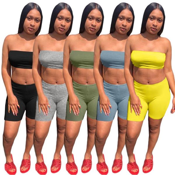 two piece dress hhdmv 2021 summer women movement style sleeveless condole belt elastic short pants pure color sets, White
two piece dress hhdmv 2021 summer women movement style sleeveless condole belt elastic short pants pure color sets, White
