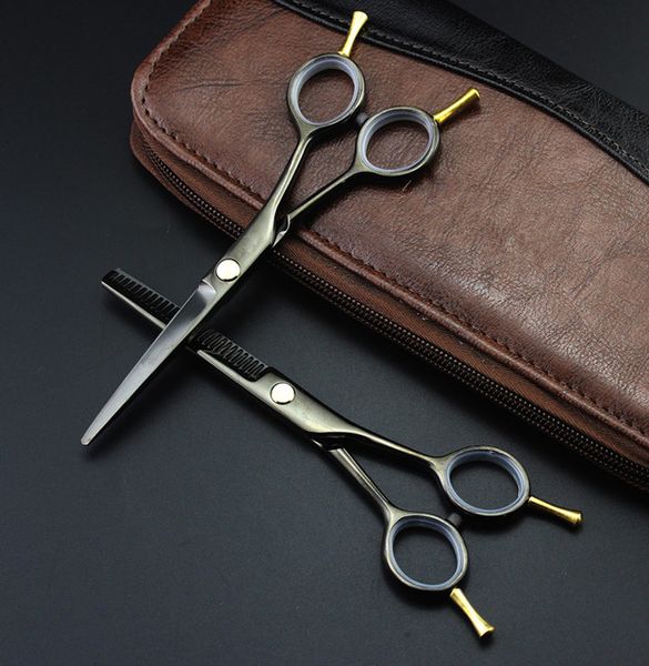 professional 5.5 inch two-tailed scissor black thinning scisors cutting barber hair scissors set shears hairdressing scissors
professional 5.5 inch two-tailed scissor black thinning scisors cutting barber hair scissors set shears hairdressing scissors