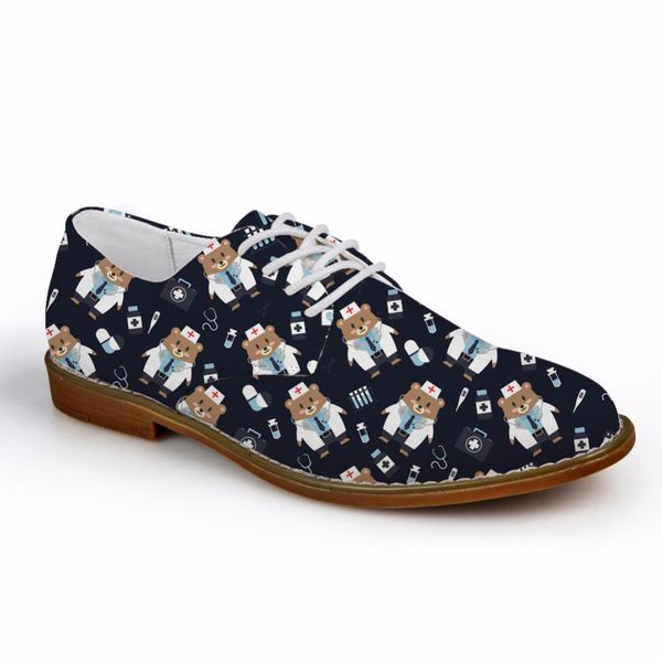 customized outs breathable men lace up shoes nurse bear pattern leather oxford shoes for men casual business zapatos, Black
customized outs breathable men lace up shoes nurse bear pattern leather oxford shoes for men casual business zapatos, Black