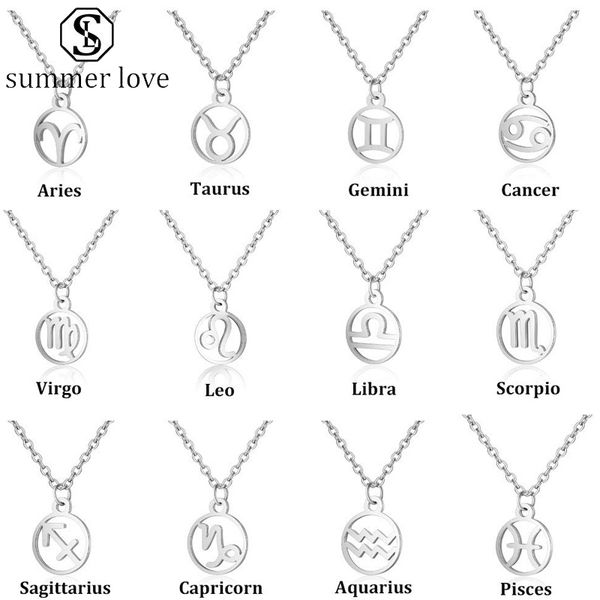 new arrival stainless steel 12 constellation necklaces silver chain for women men zodiac pendant necklace jewelry gift wholesale-y
new arrival stainless steel 12 constellation necklaces silver chain for women men zodiac pendant necklace jewelry gift wholesale-y