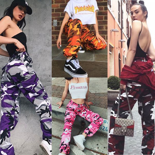новые женщины camo карго высокой талией hip hop брюки брюки military army combat камуфляж длинные брюки горячие capris, Black;white
новые женщины camo карго высокой талией hip hop брюки брюки military army combat камуфляж длинные брюки горячие capris, Black;white